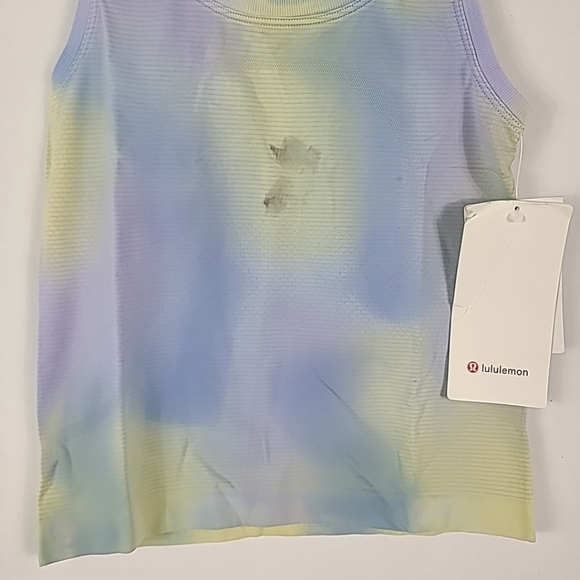 NWT Lululemon Swiftly Tech Racerback Tank 2.0 Psychedelic Wash Lavender Sz 2 ! - Picture 5 of 9
